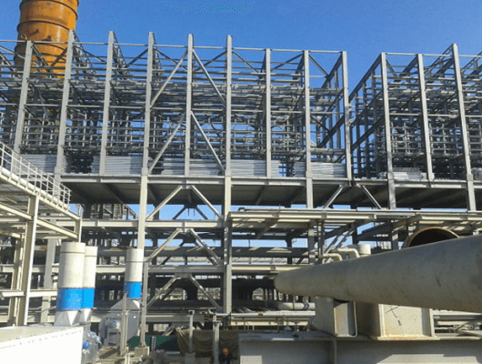 Building of installation of hydrocracking at a complex of the oil and petrochemical refineries in Nizhnekamsk